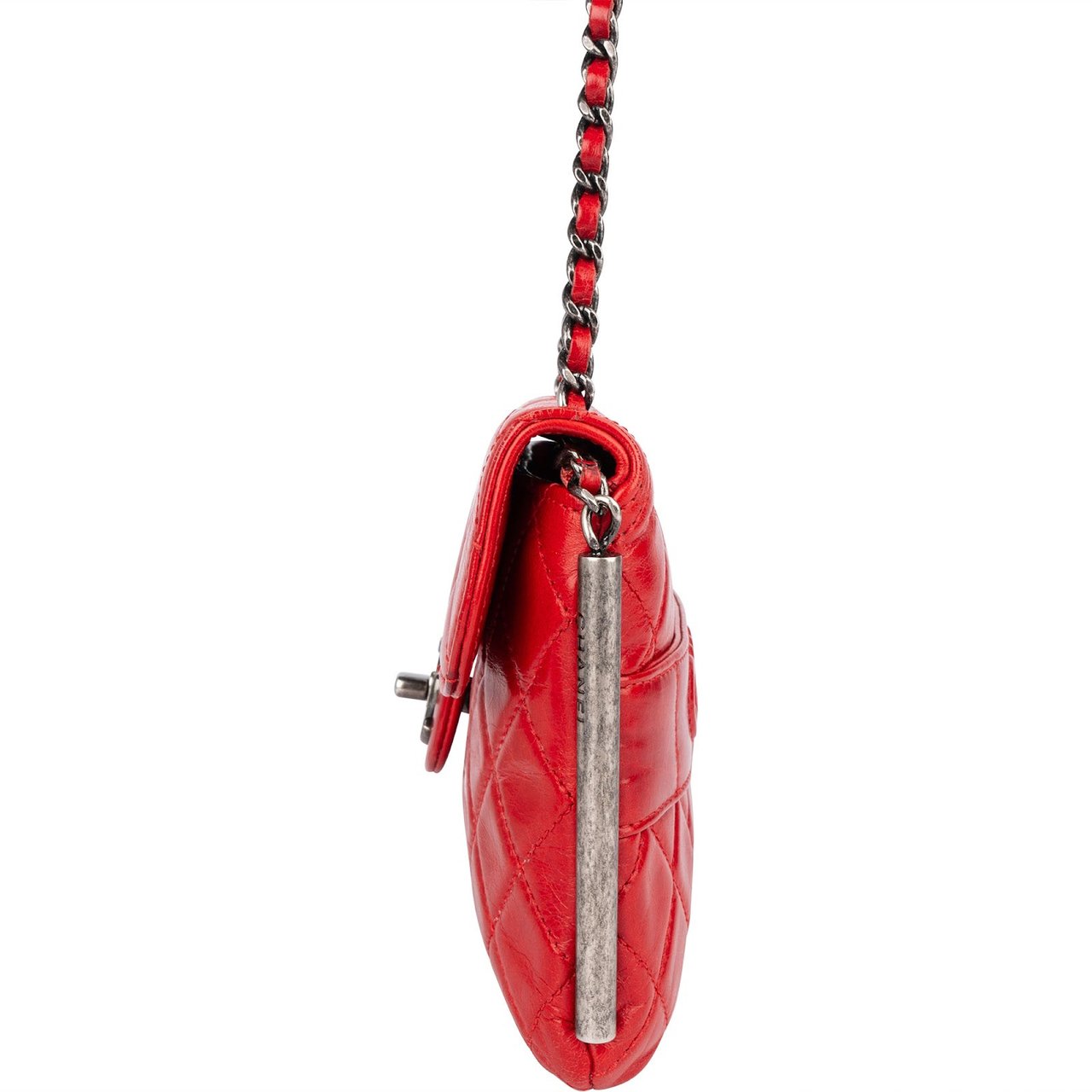 Chanel Chanel Quilted Calfskin Timeless Single Flap Crossbody Bag Rood