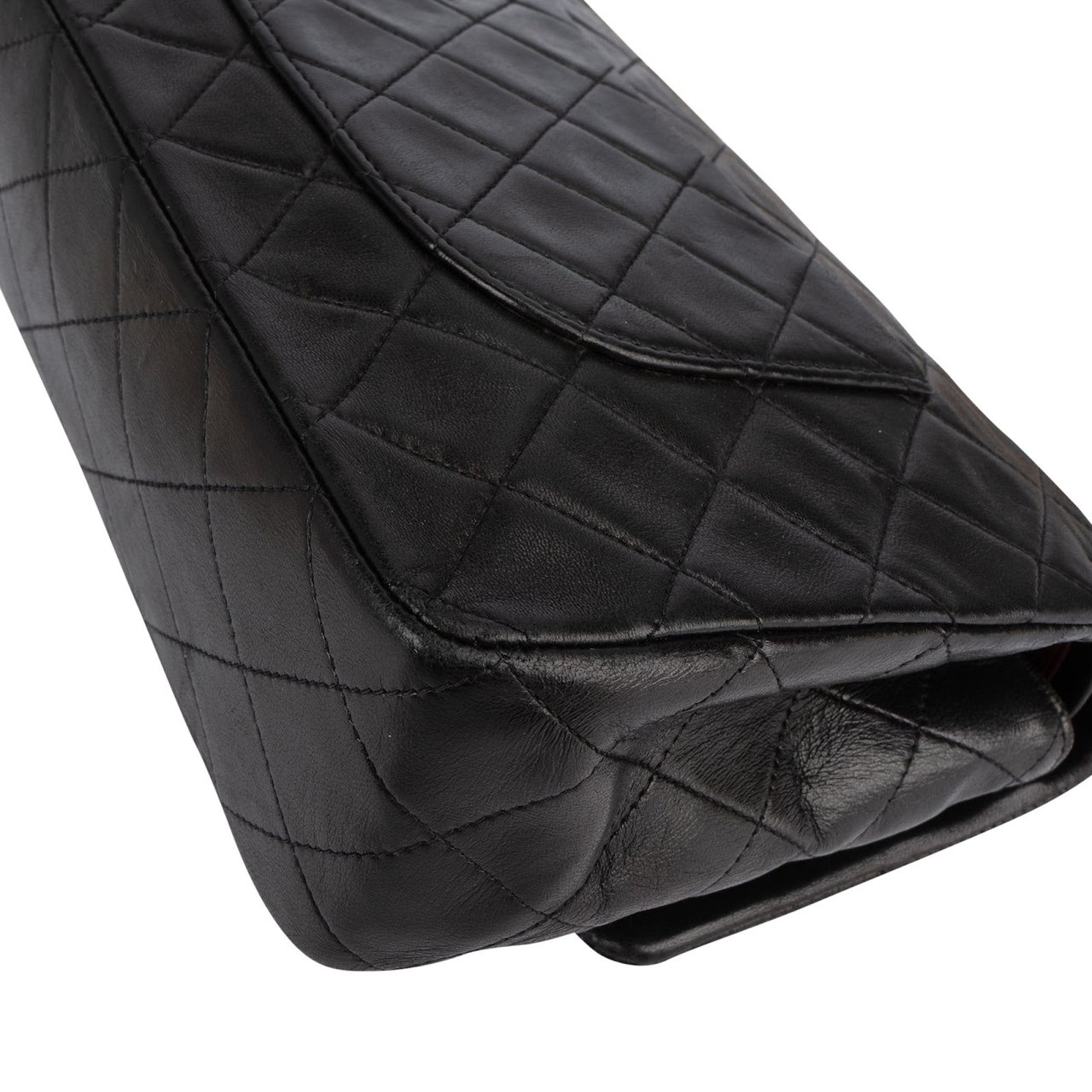 Chanel Chanel Quilted Lambskin 24K Gold Medium Double Flap Shoulder Bag Bruin