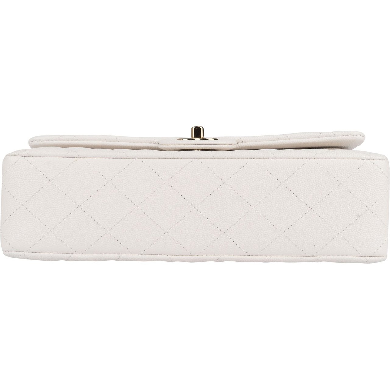 Chanel Chanel Quilted Caviar Leather Medium Double Flap Shoulder Bag Wit