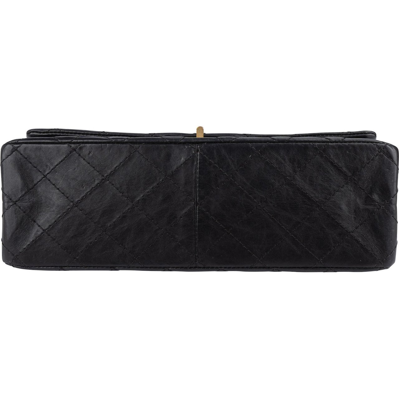 Chanel Chanel Aged Calfskin Reissue 2.55 Double Flap Crossbody Bag Zwart