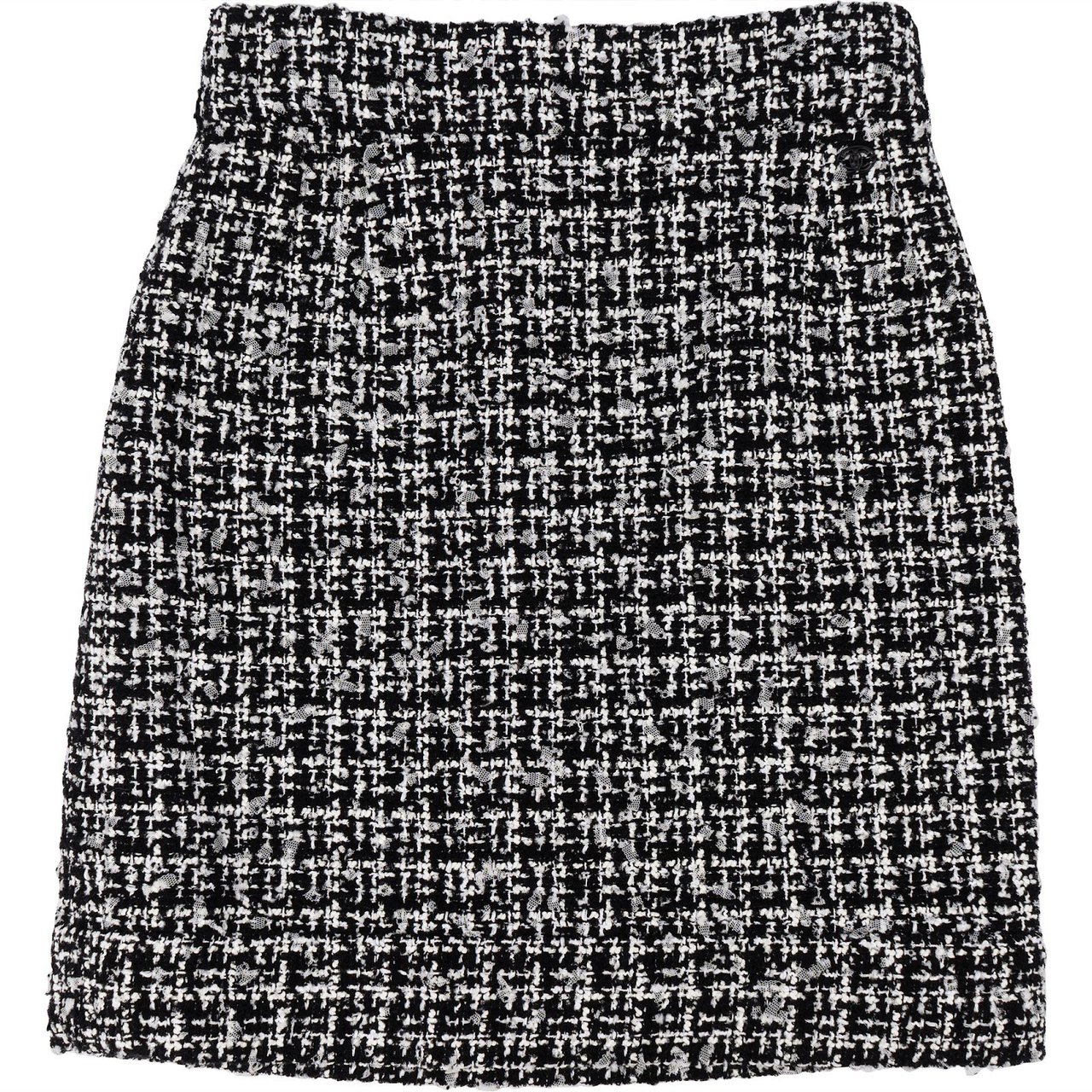 Chanel Chanel Multicolor Tweed Skirt (FR 42 / DE 40) Zwart