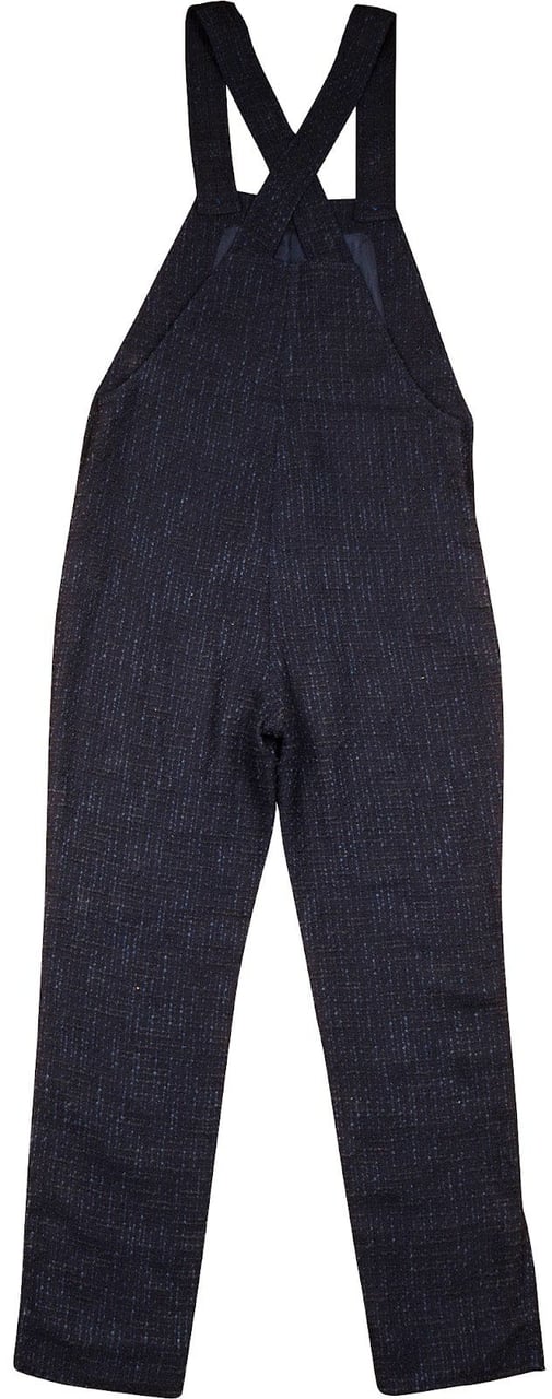 Chanel Pinstripe Tweed Overall (FR 34 / DE 32) Navy