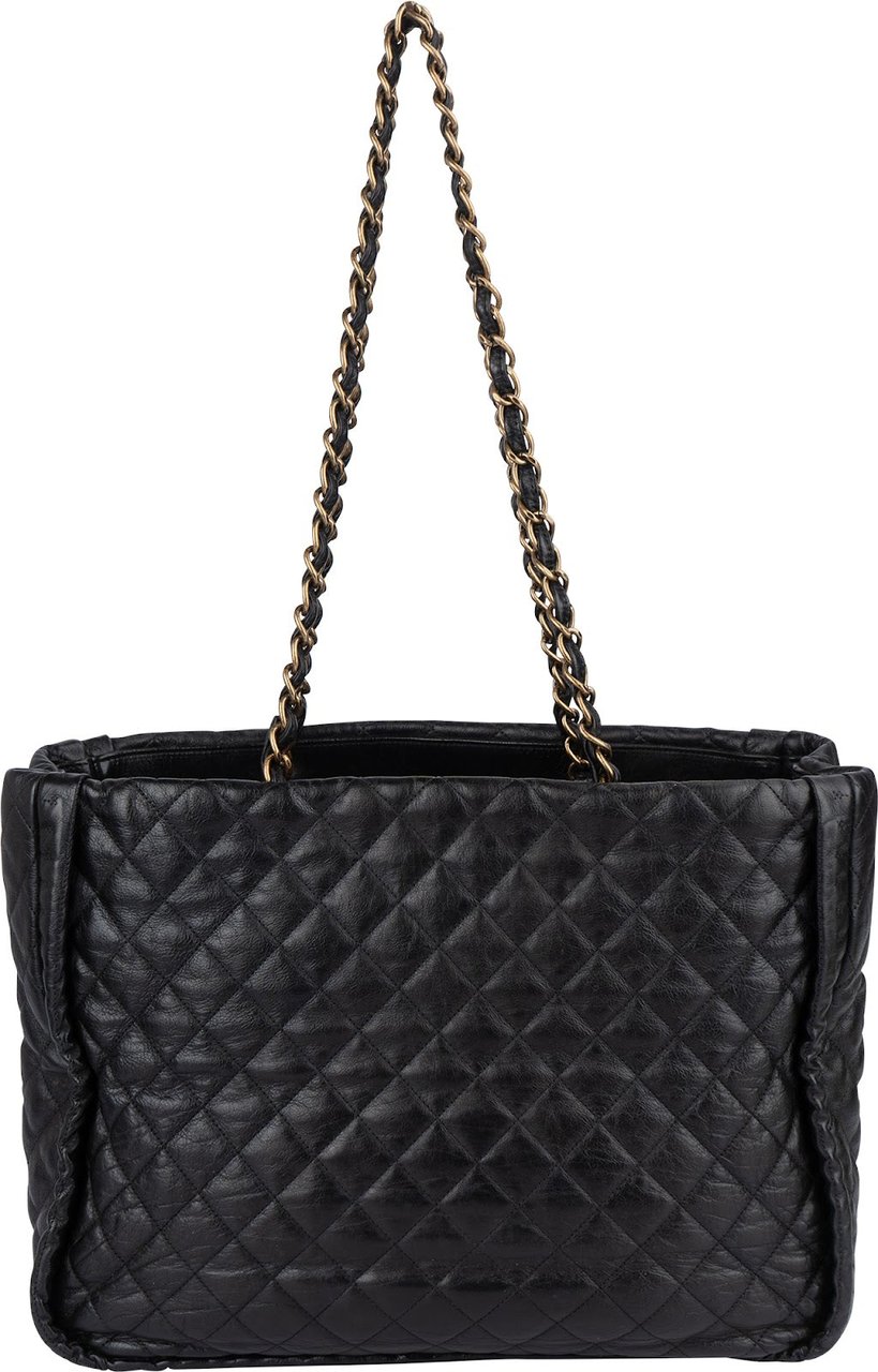 Chanel Chanel Quilted Calfskin CC Istanbul Shoulder Bag Zwart