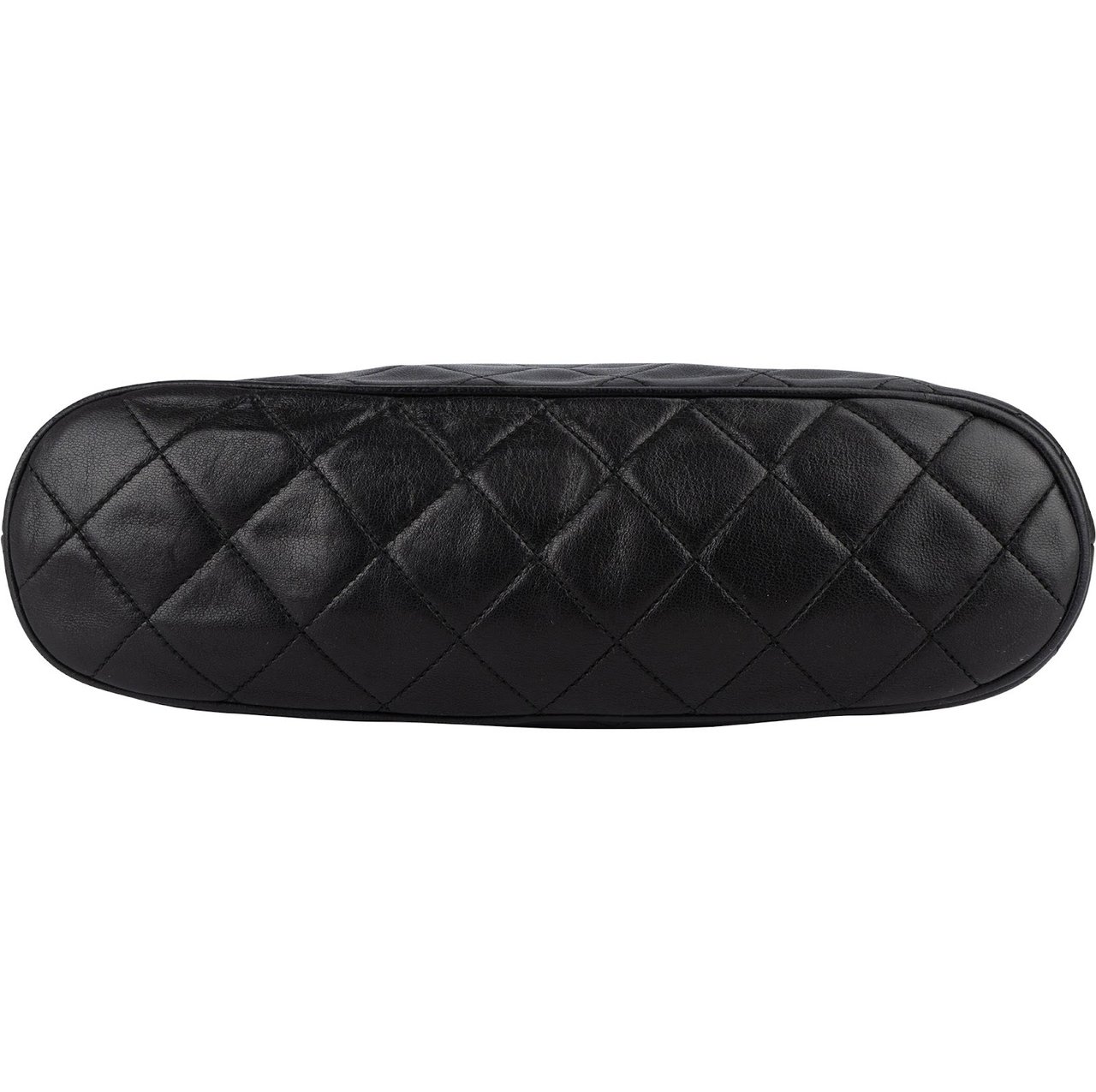 Chanel Quilted Lambskin CC Tassel Single Flap Crossbody Bag Zwart