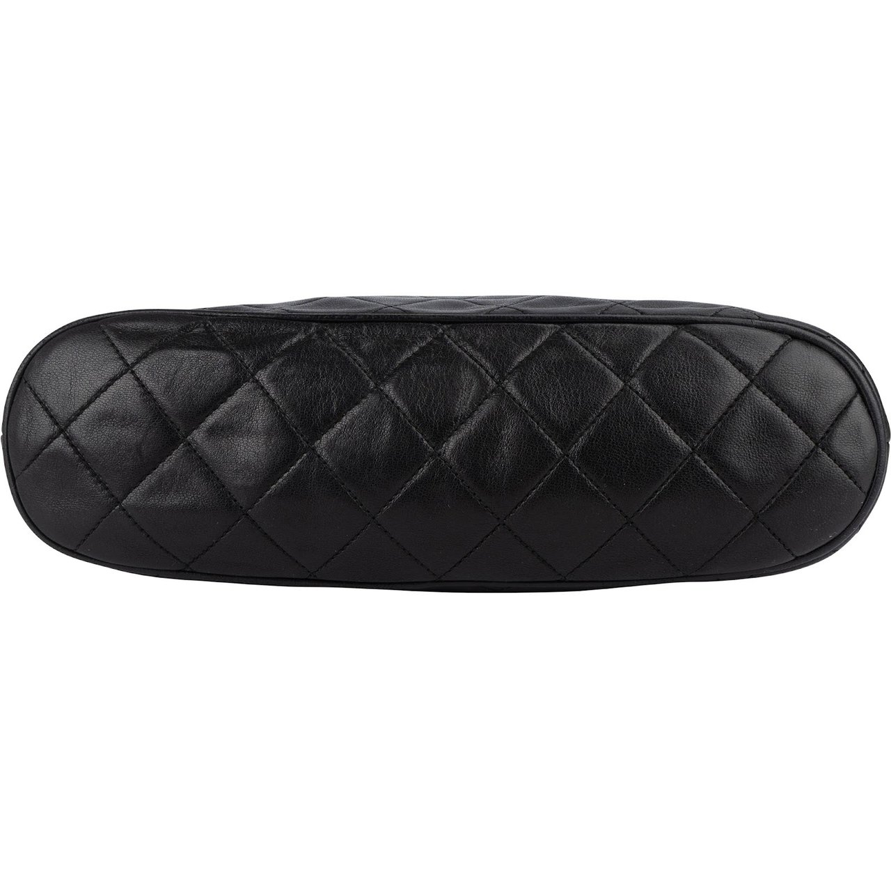 Chanel Quilted Lambskin CC Tassel Single Flap Crossbody Bag Zwart