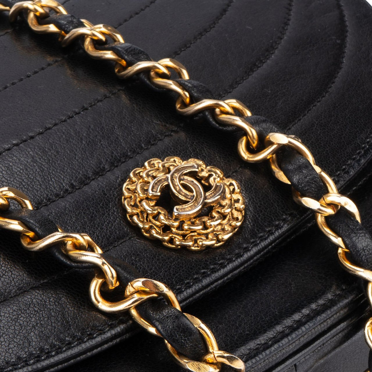Chanel Chanel Stitched Halfmoon Single Flap Crossbody Bag Divers