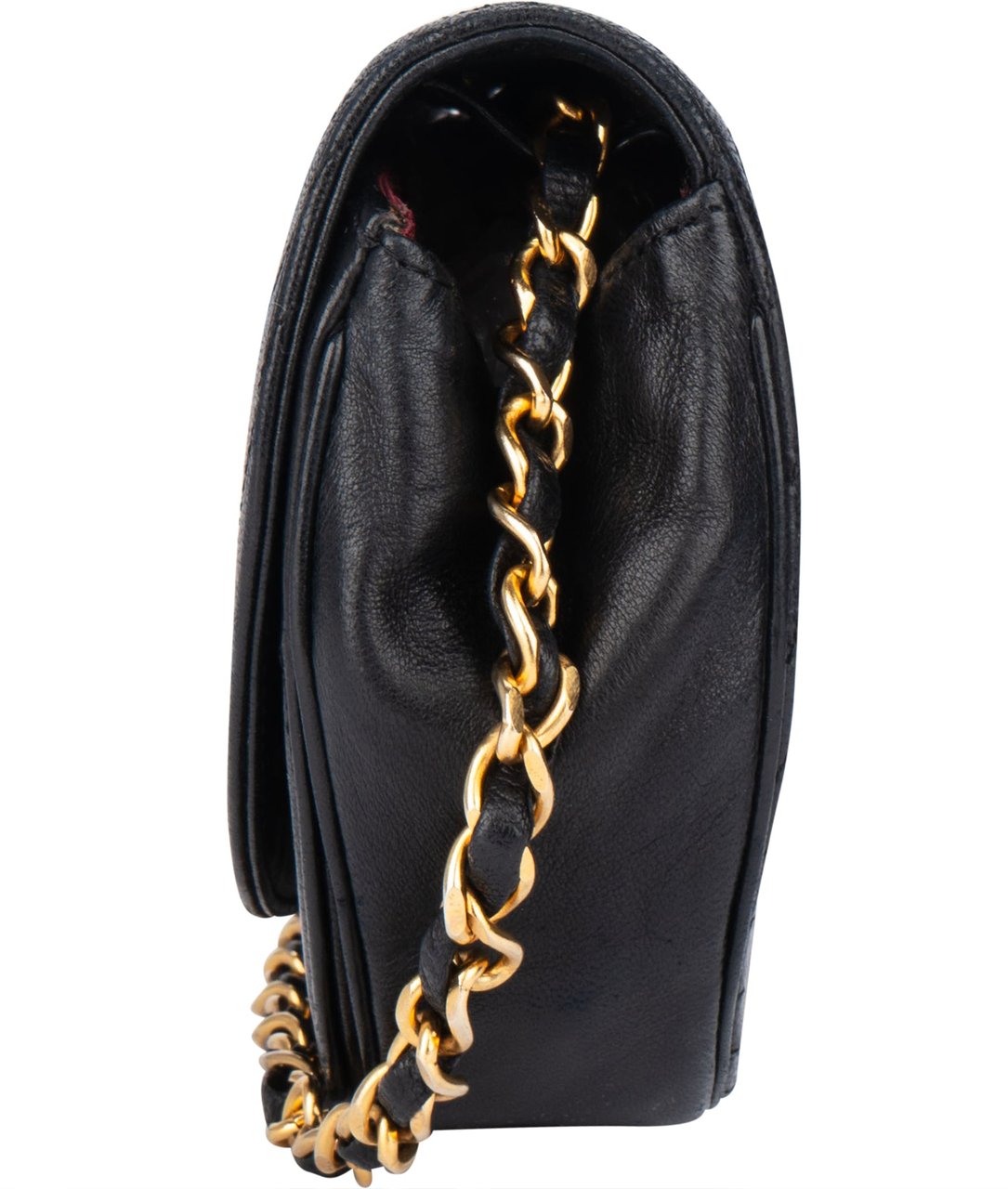 Chanel Chanel Stitched Halfmoon Single Flap Crossbody Bag Divers