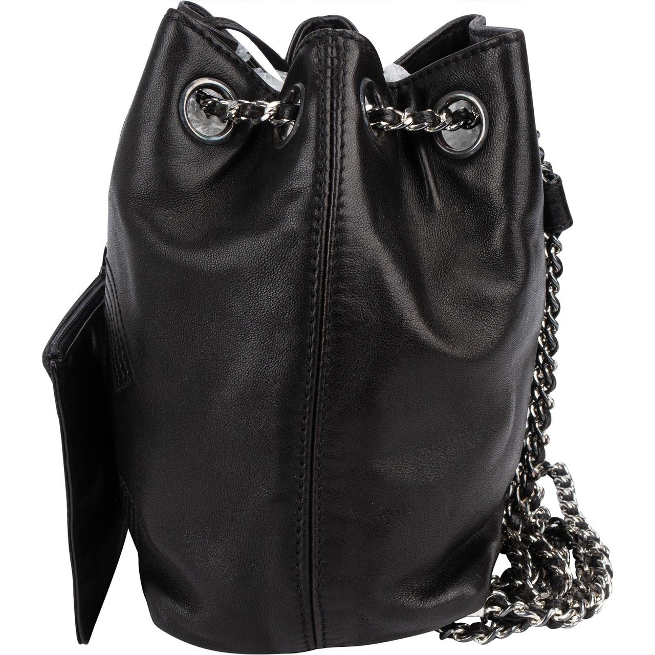 Chanel Chanel 22 Lambskin CC Small Drawstring Backpack Bruin