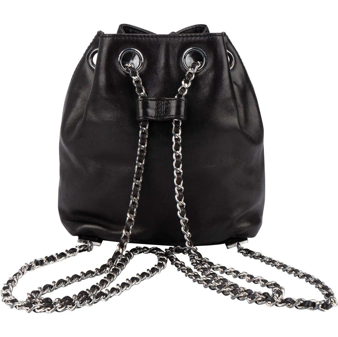 Chanel Chanel 22 Lambskin CC Small Drawstring Backpack Bruin