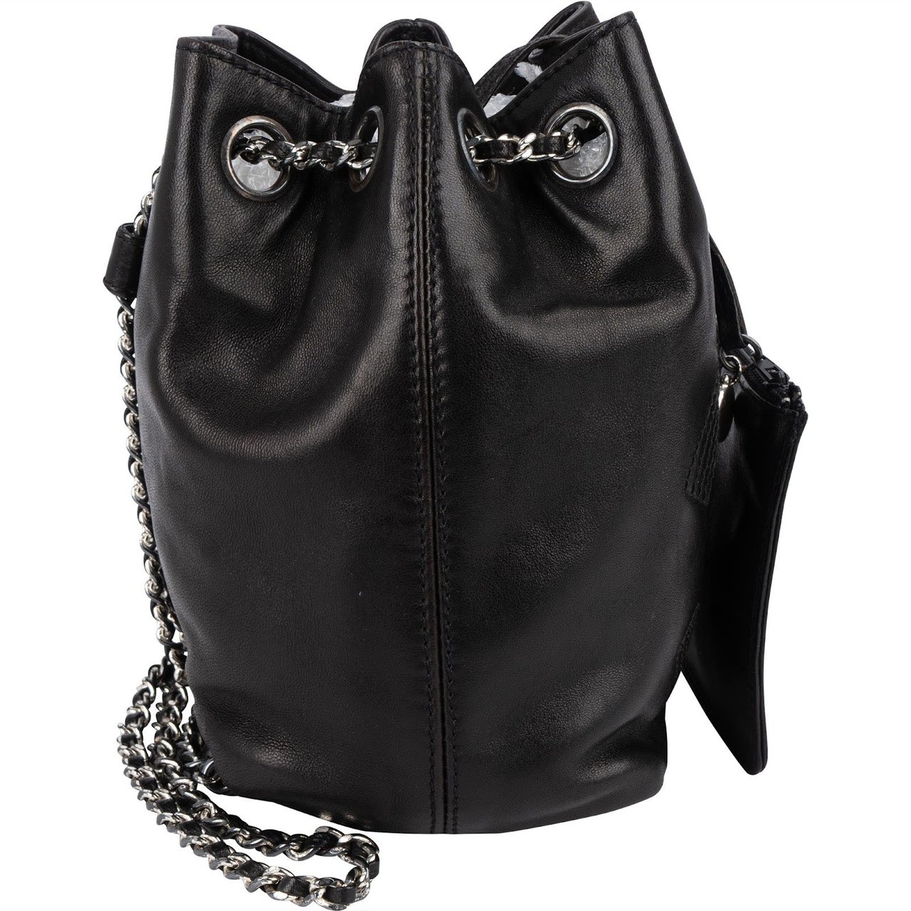 Chanel Chanel 22 Lambskin CC Small Drawstring Backpack Bruin
