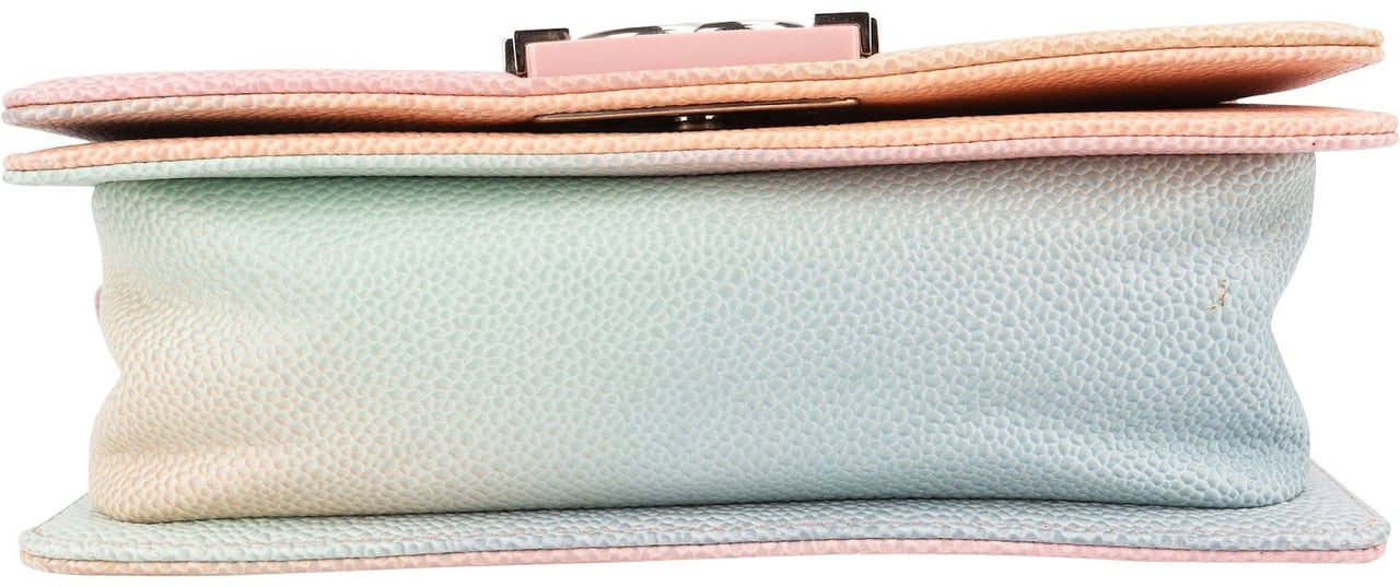 Chanel Chanel Rainbow Caviar Leather Boy Single Flap Crossbody Bag Divers