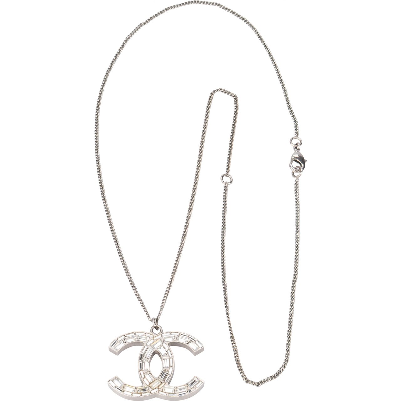Chanel Chanel Baguette Crystal CC Necklace Divers