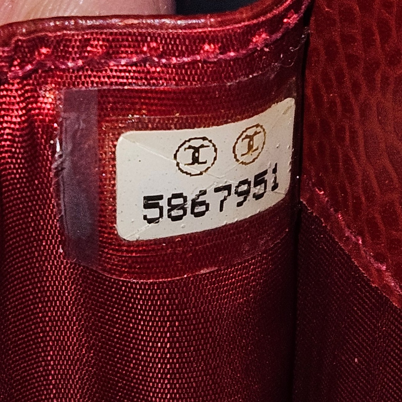 Chanel Chanel Bordeaux Caviar Leather Cigarettes Case Divers