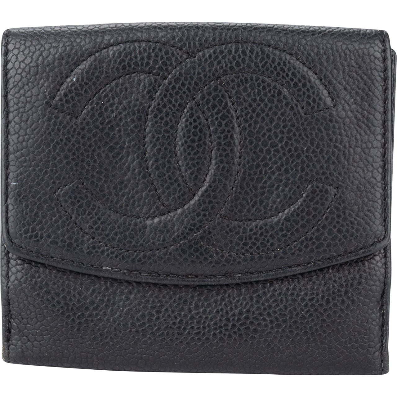Chanel Chanel Caviar Leather CC Wallet Divers