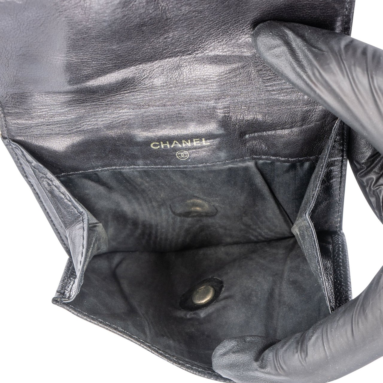 Chanel Chanel Caviar Leather CC Wallet Divers