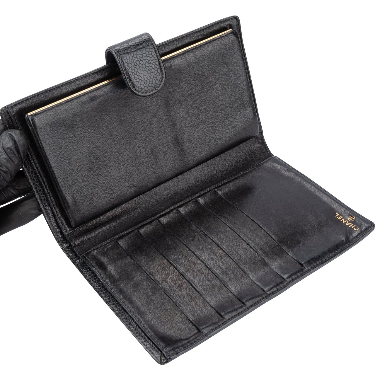 Chanel Chanel Caviar Leather CC Wallet Divers