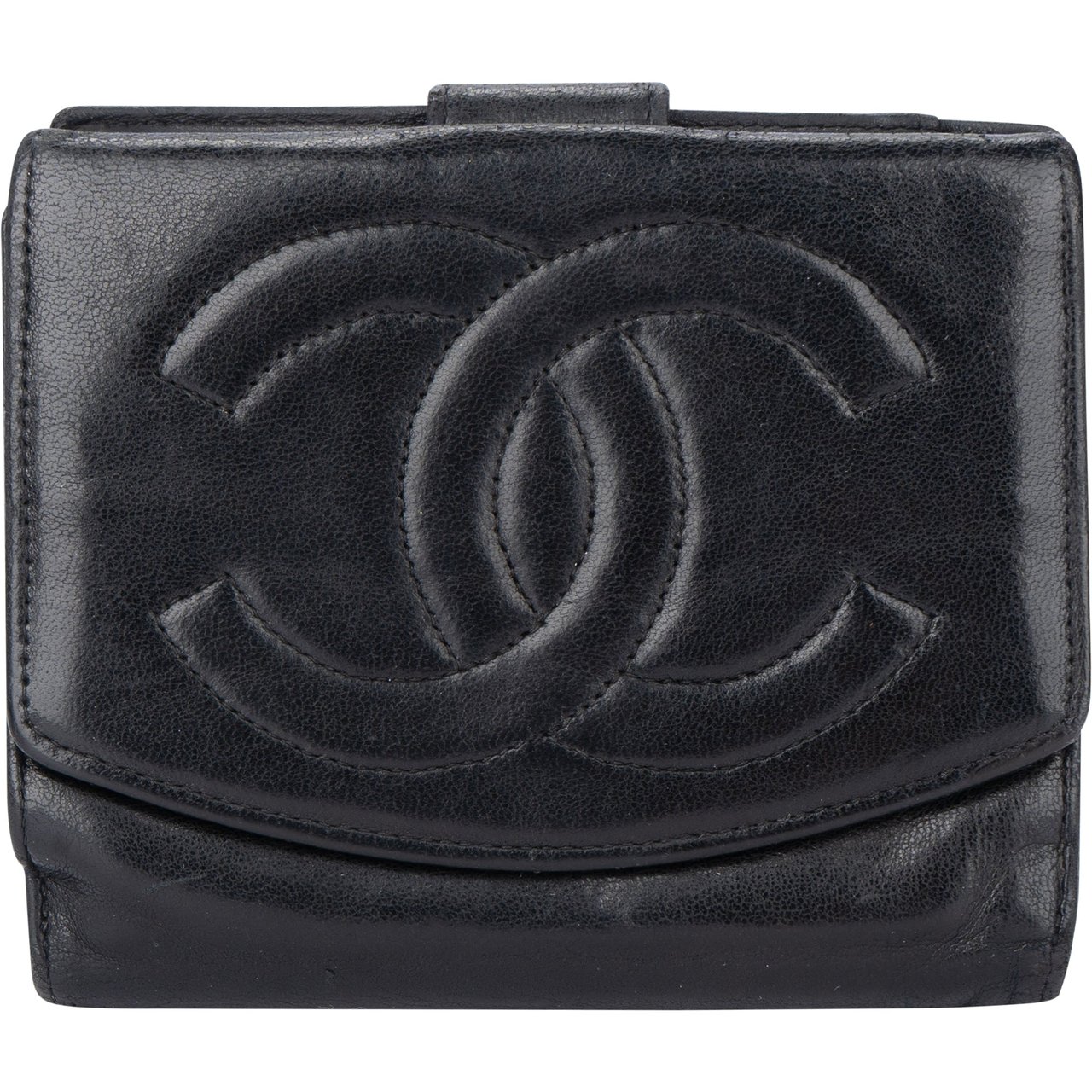Chanel Chanel Lambskin CC Wallet Divers