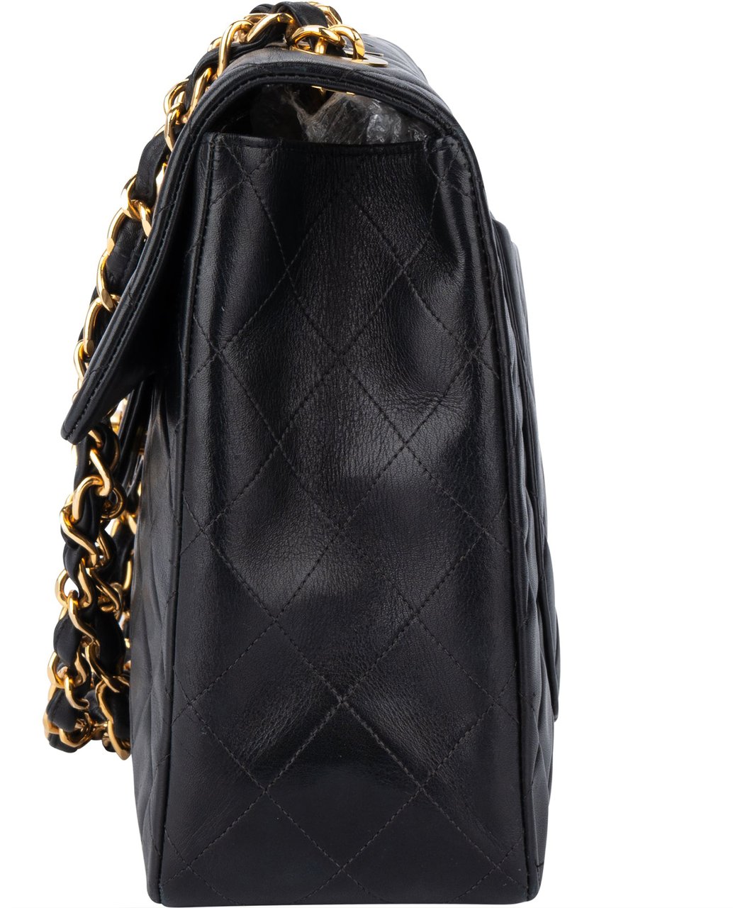 Chanel Chanel Quilted Lambskin 24K Gold Maxi Single Flap Crossbody Bag Divers