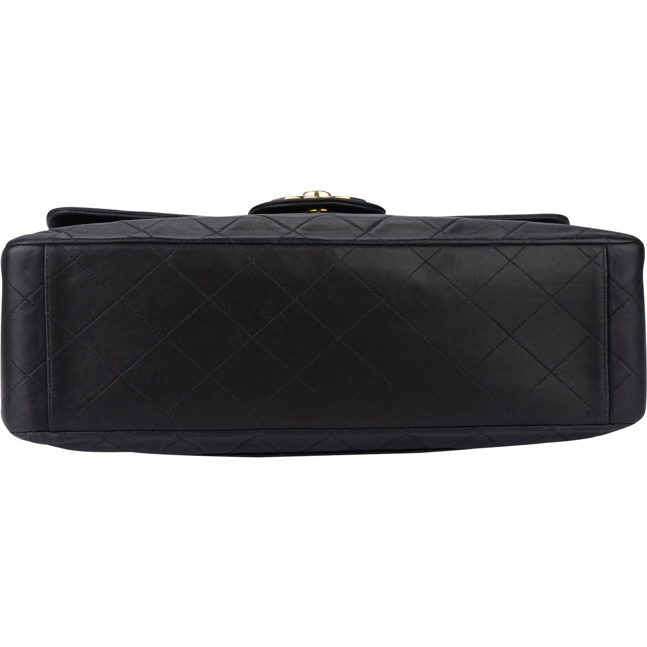 Chanel Chanel Quilted Lambskin 24K Gold Maxi Single Flap Crossbody Bag Divers