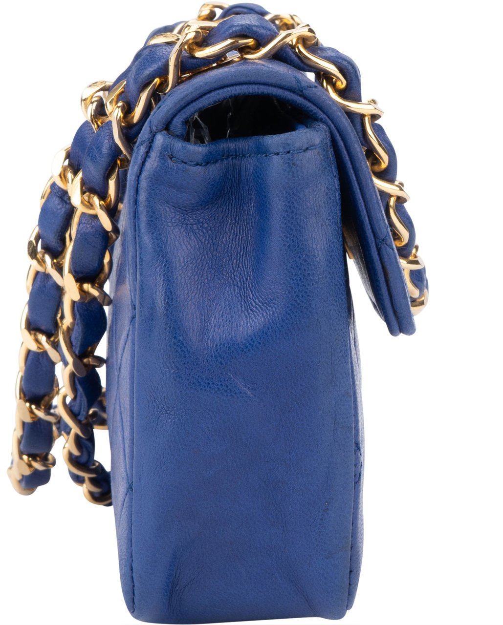 Chanel Chanel Quilted Lambskin 24K Gold Mini Single Flap Crossbody Bag Divers