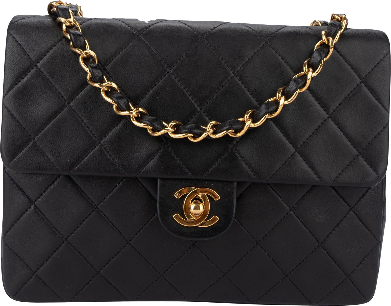 Chanel Chanel Quilted Lambskin 24K Gold Single Flap Crossbody Bag Divers