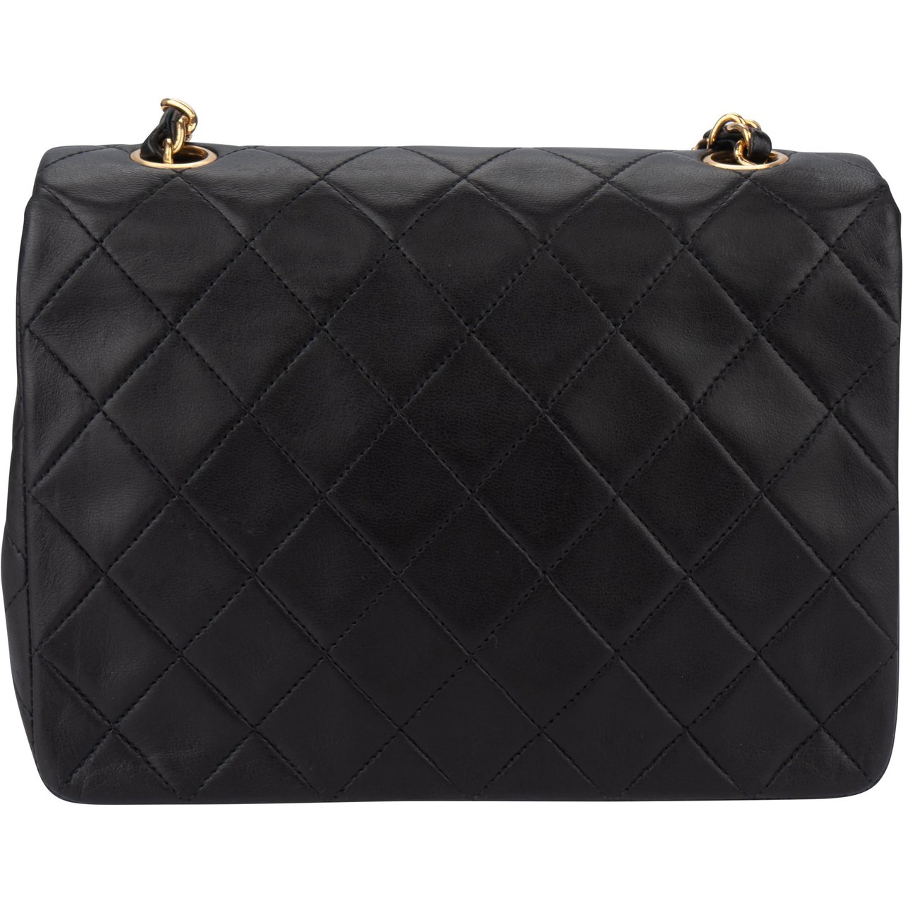 Chanel Chanel Quilted Lambskin 24K Gold Single Flap Crossbody Bag Divers