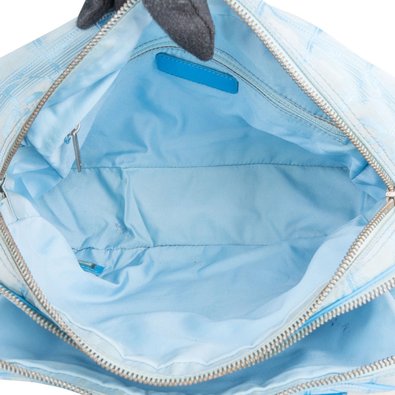 Chanel Chanel Travel Line Monogram Handbag Lichtblauw