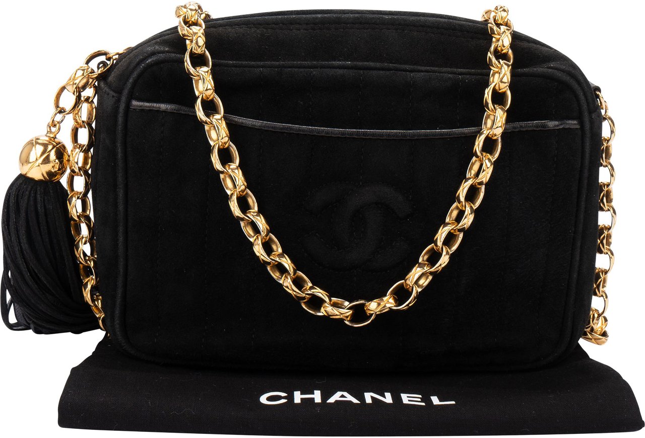 Chanel Chanel Stitching Suede Leather Camera Crossbody Bag Divers
