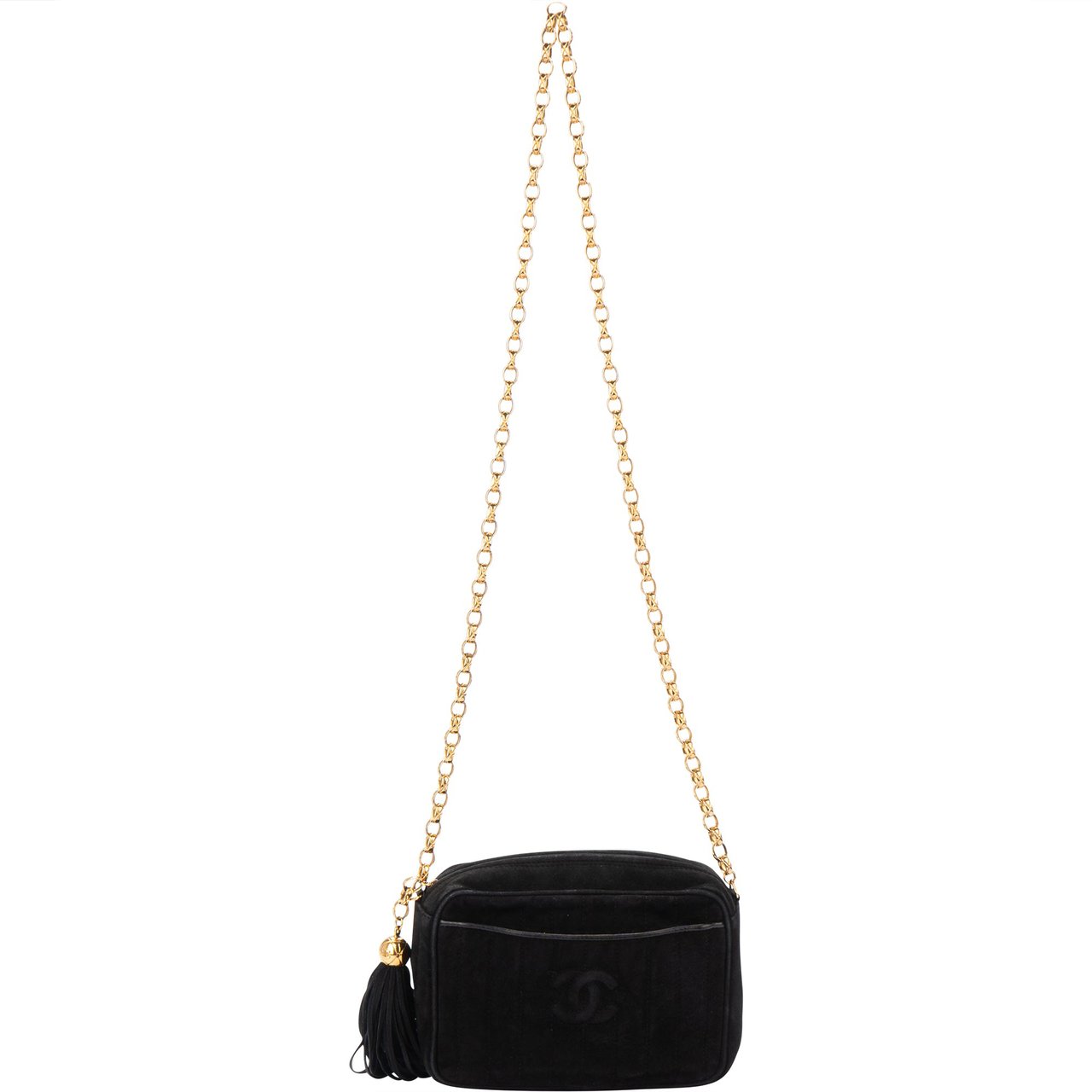 Chanel Chanel Stitching Suede Leather Camera Crossbody Bag Divers