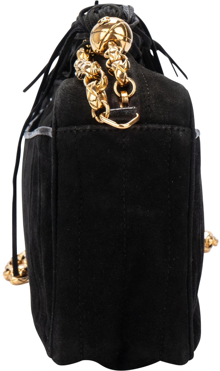 Chanel Chanel Stitching Suede Leather Camera Crossbody Bag Divers
