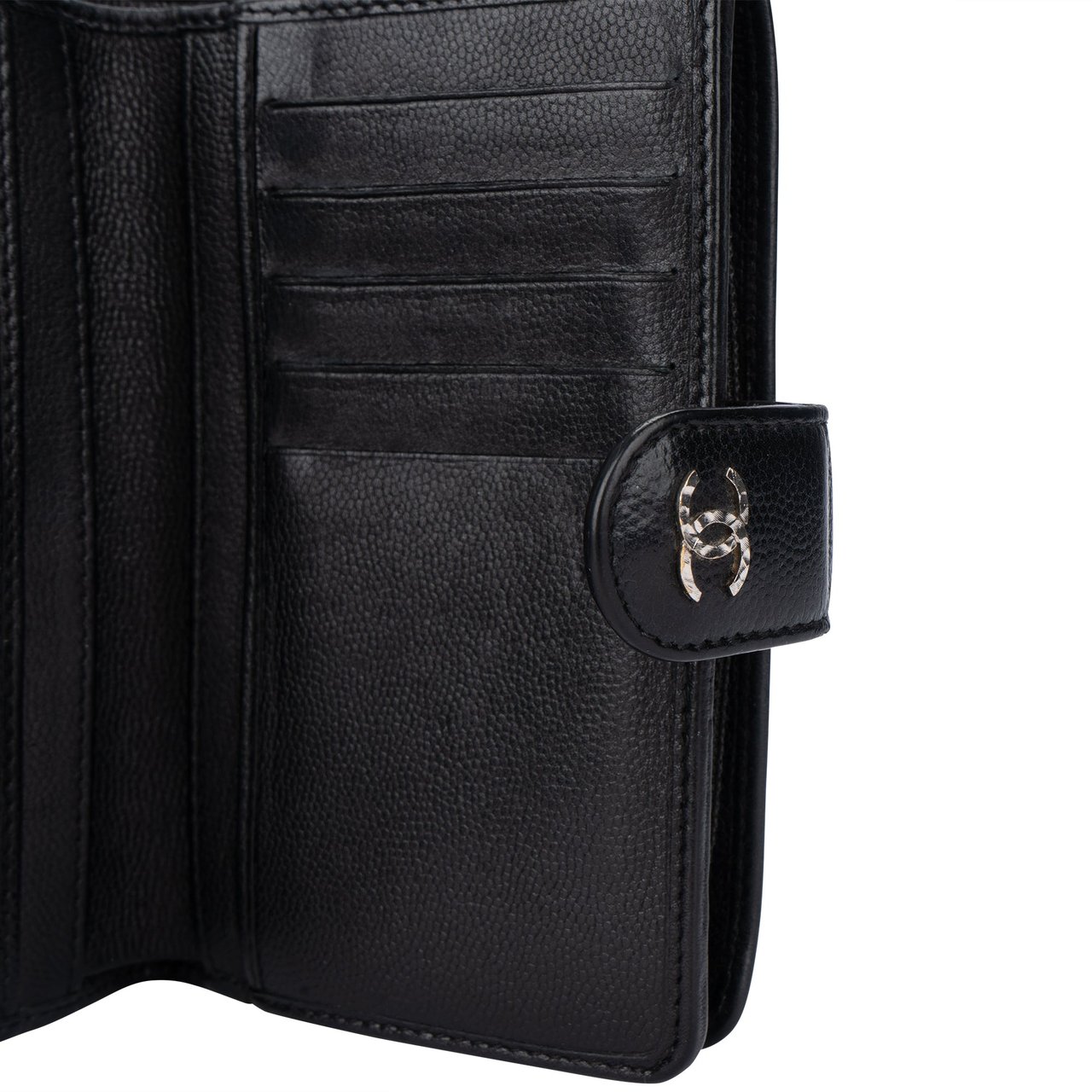 Chanel Chanel Caviar Leather CC Poch Zip Wallet Divers