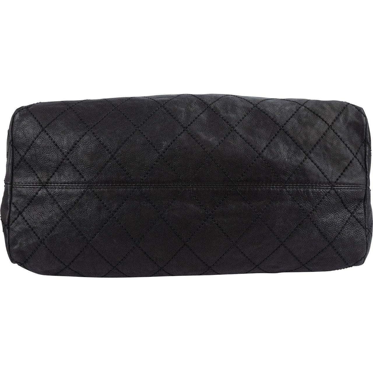 Chanel Chanel Stitchng Caviar Leather CC Handbag Zwart