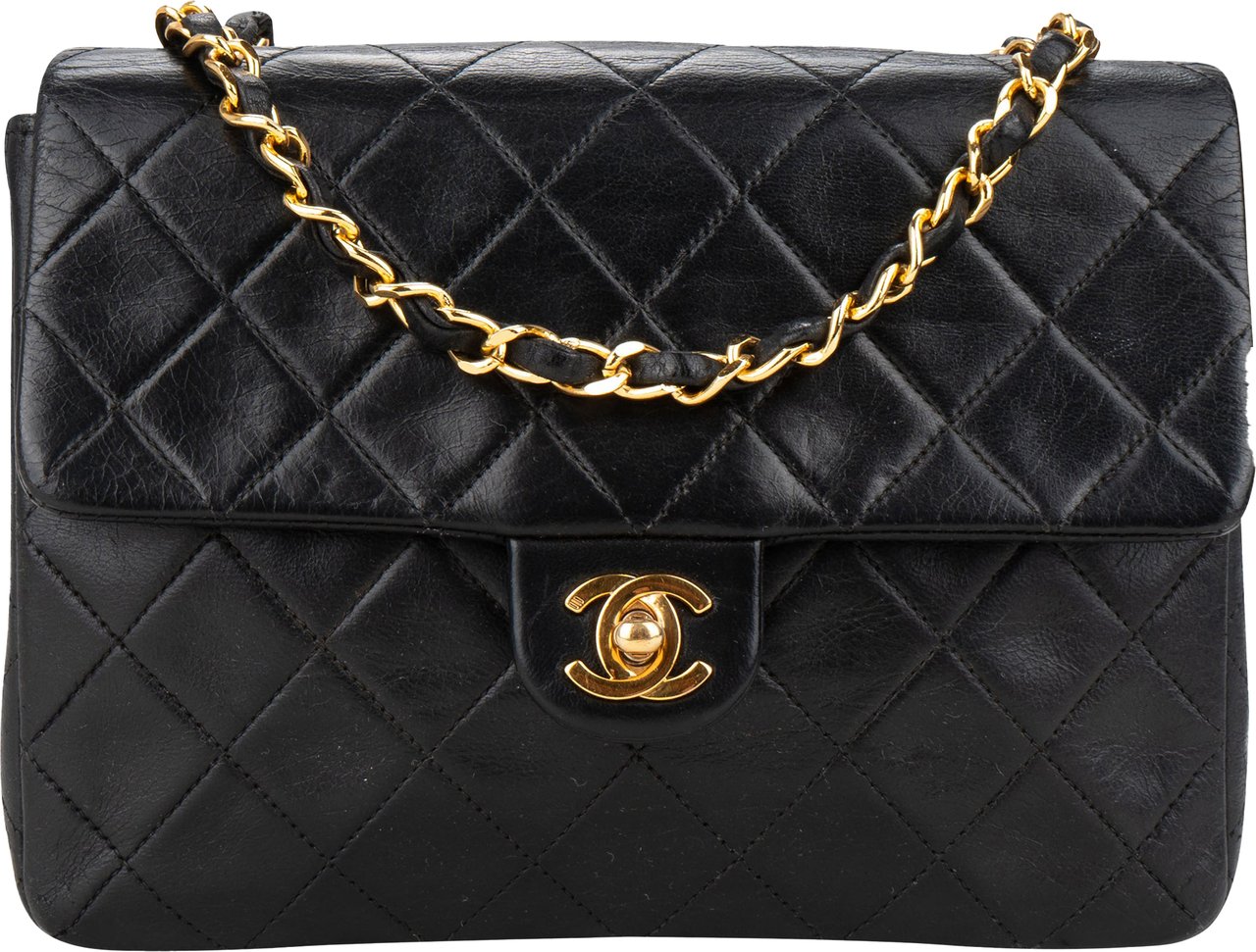 Chanel Chanel Quilted Lambskin 24K Gold Single Flap Crossbody Bag Divers