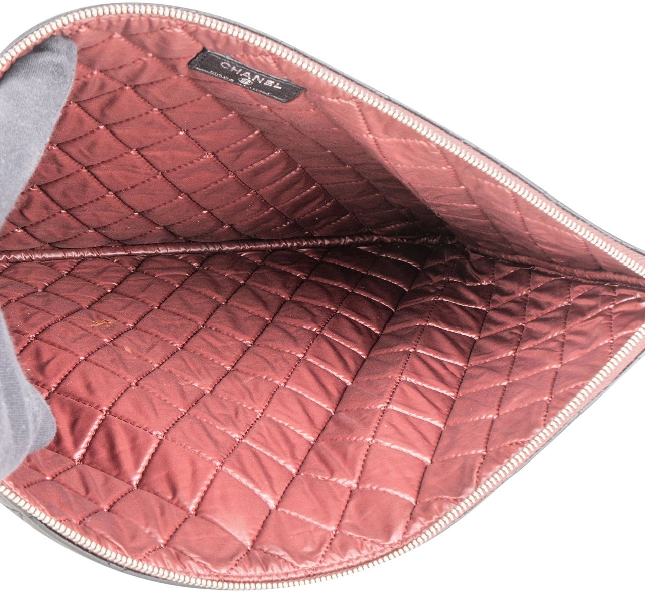 Chanel Chanel Quilted Lambskin CC Clutch Divers