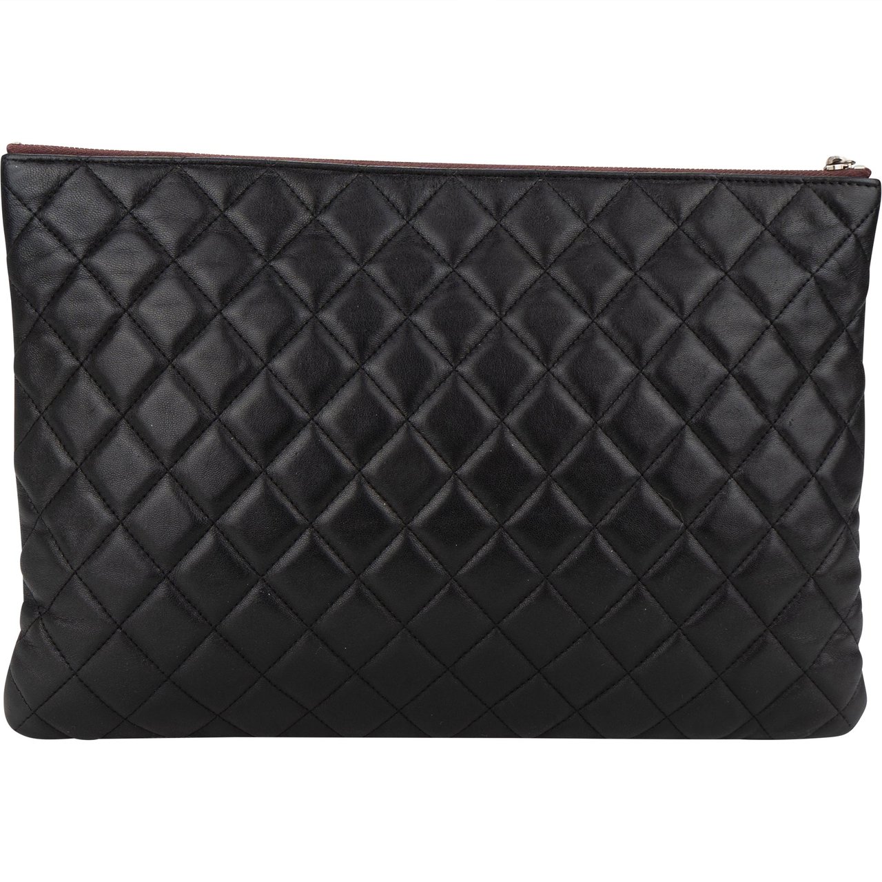 Chanel Chanel Quilted Lambskin CC Clutch Divers