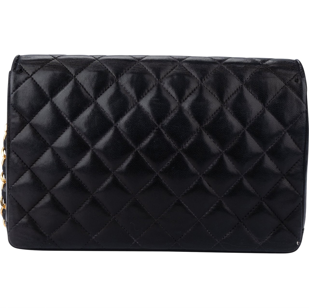 Chanel Chanel Quilted Lambskin 24K Gold Mini Single Flap Crossbody Bag Divers