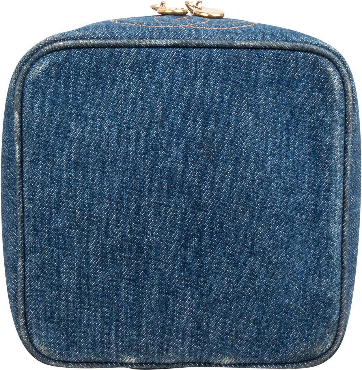 Chanel Chanel Denim CC Vanity Case Handbag Blauw