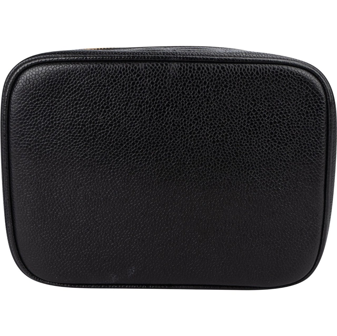 Chanel Chanel Caviar Leather CC Vanity Case Handbag Zwart