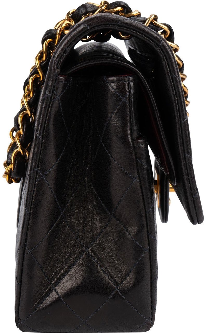 Chanel Chanel Quilted Lambskin 24K Gold Medium Double Flap Shoulder Bag Divers