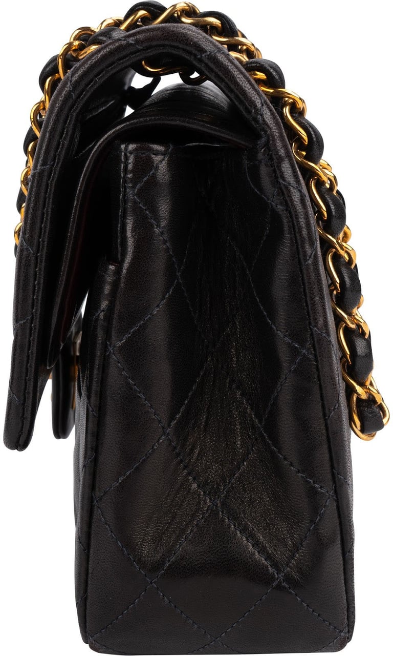 Chanel Chanel Quilted Lambskin 24K Gold Medium Double Flap Shoulder Bag Divers