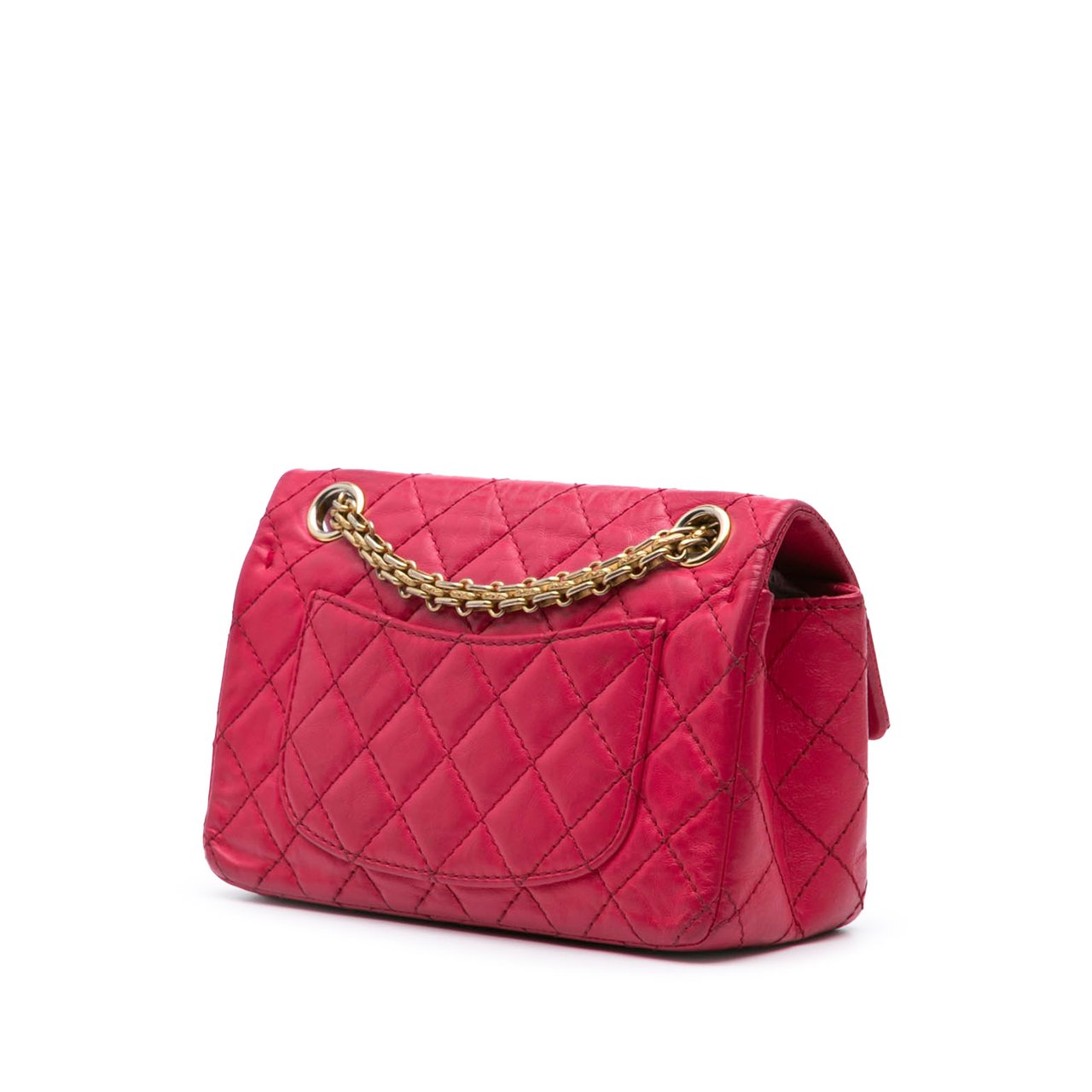 Chanel Mini Reissue 2.55 Calfskin Flap Roze