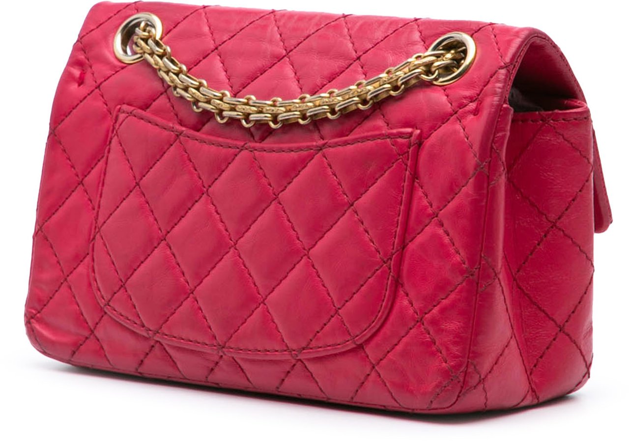 Chanel Mini Reissue 2.55 Calfskin Flap Roze