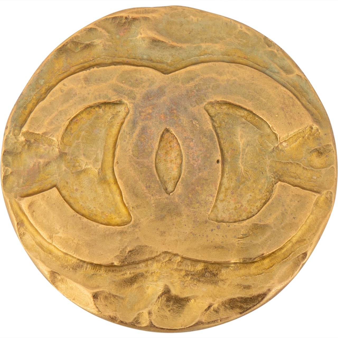 Chanel Chanel Golden Plate CC Brooch Divers