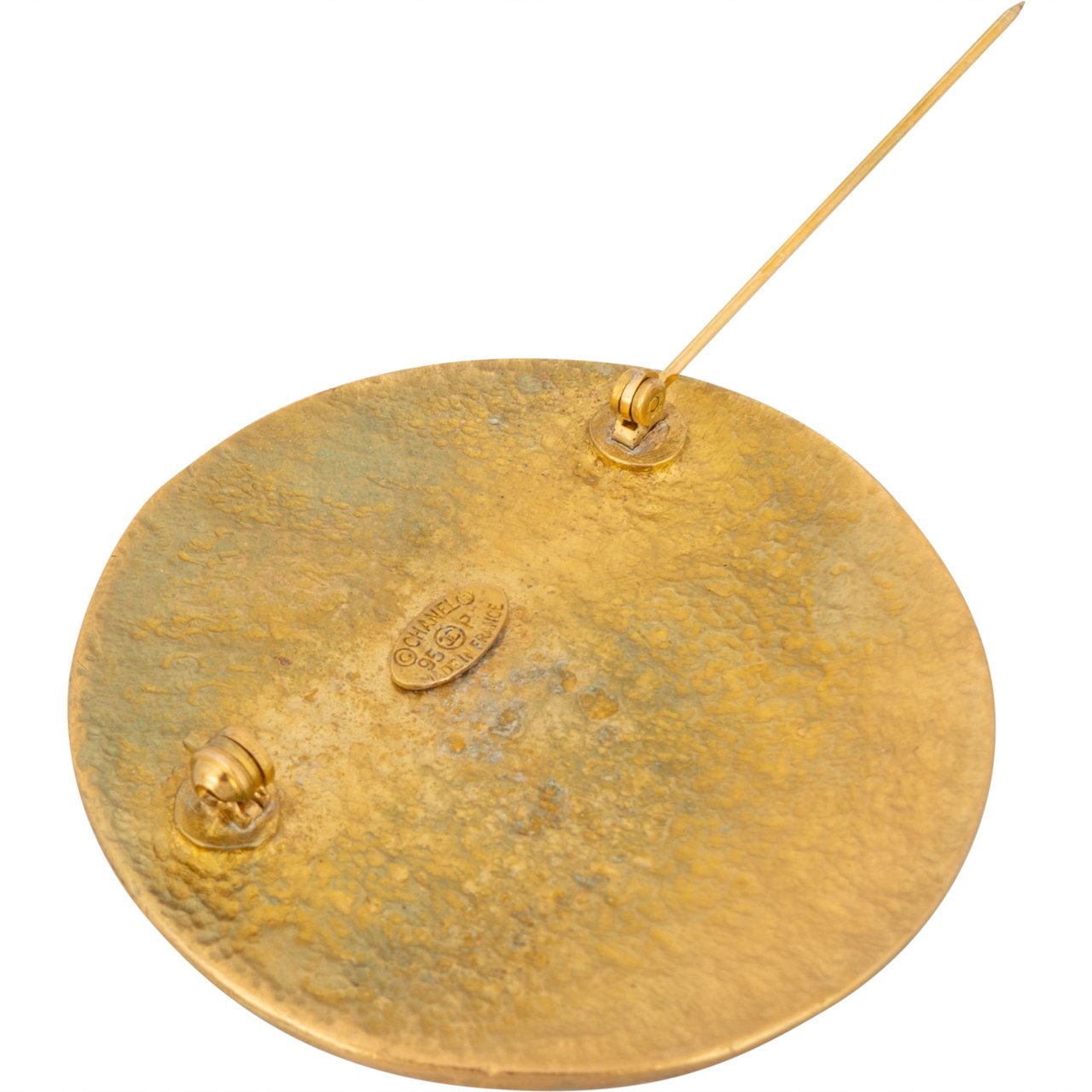 Chanel Chanel Golden Plate CC Brooch Divers