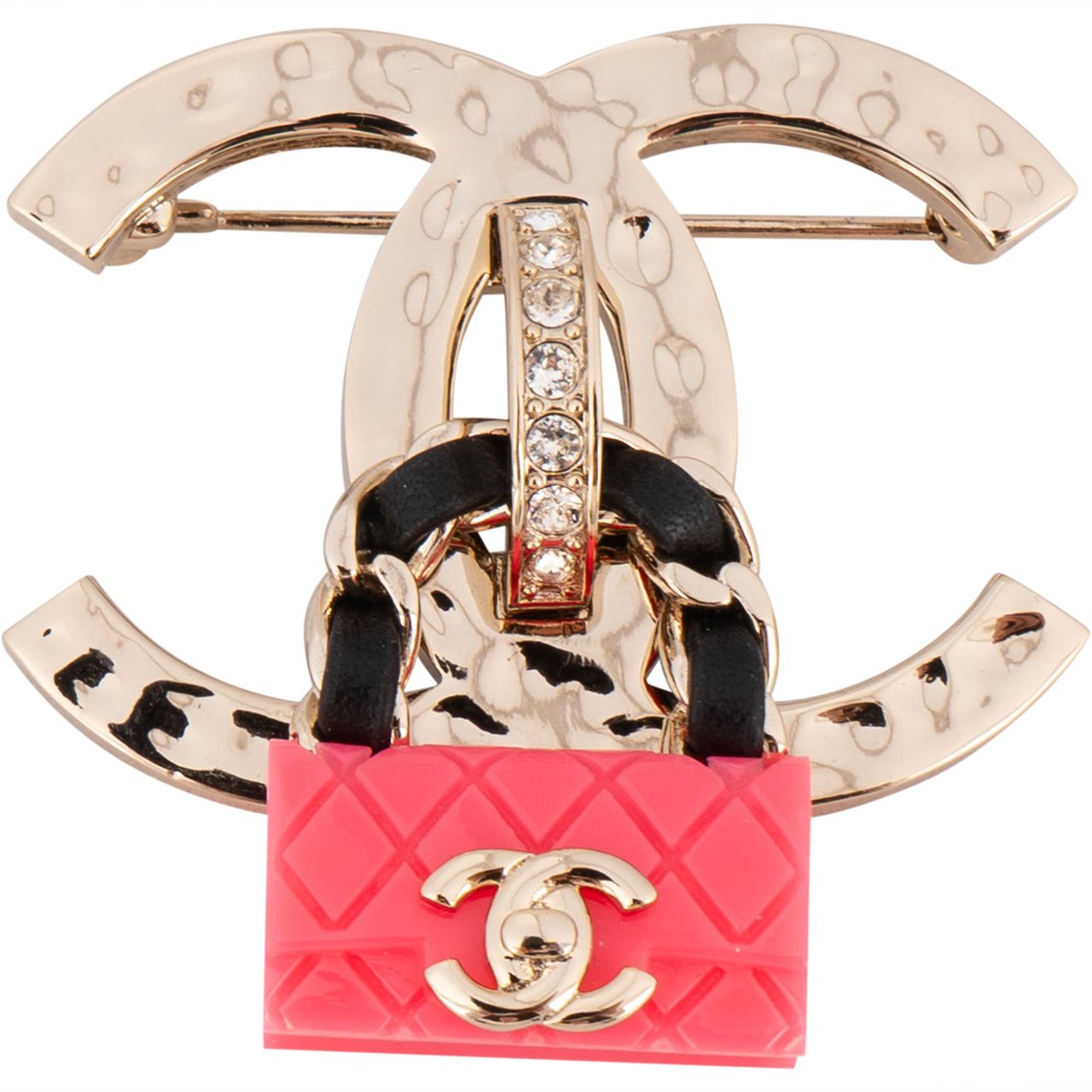 Chanel Chanel Crystal CC Flap Bag Brooch Divers