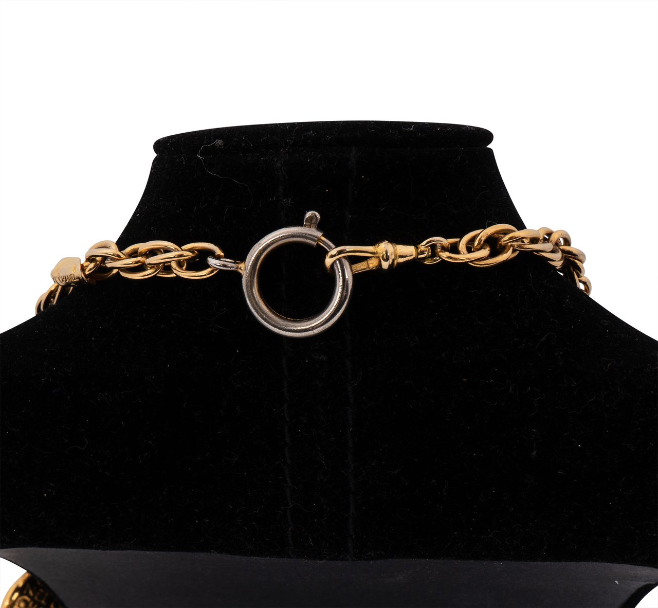 Chanel Chanel Heavy Golden Plates Mademoiselle Necklace Divers