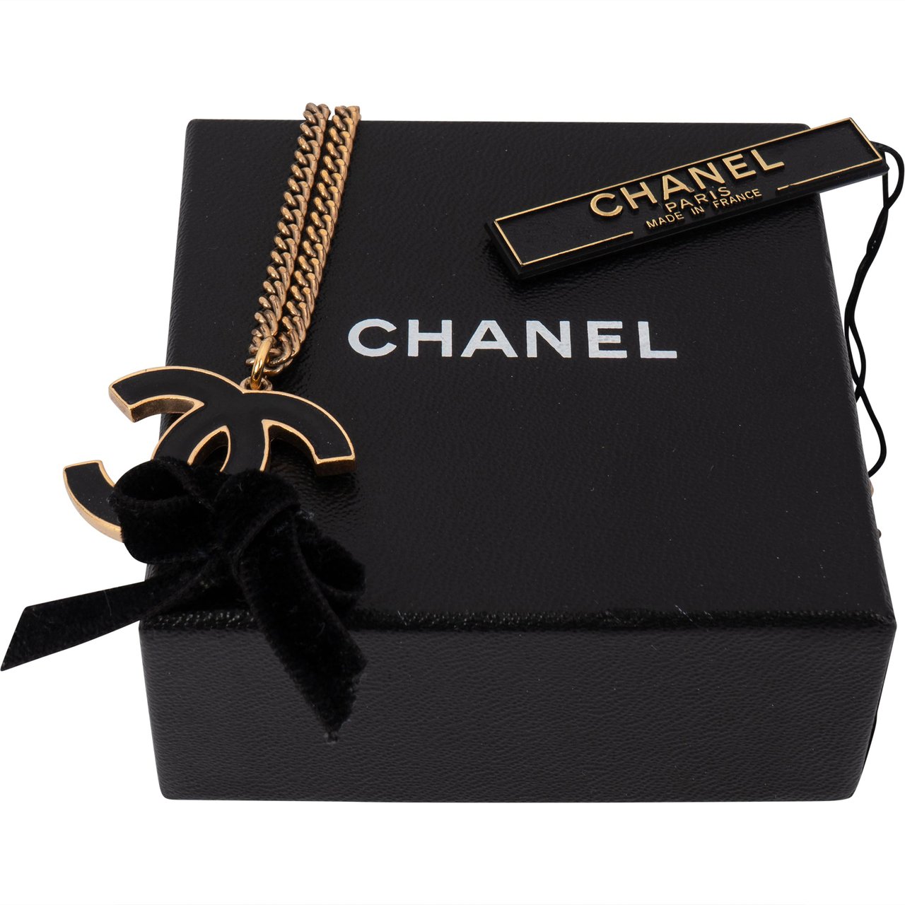 Chanel Chanel CC Satin Loop Necklace Divers