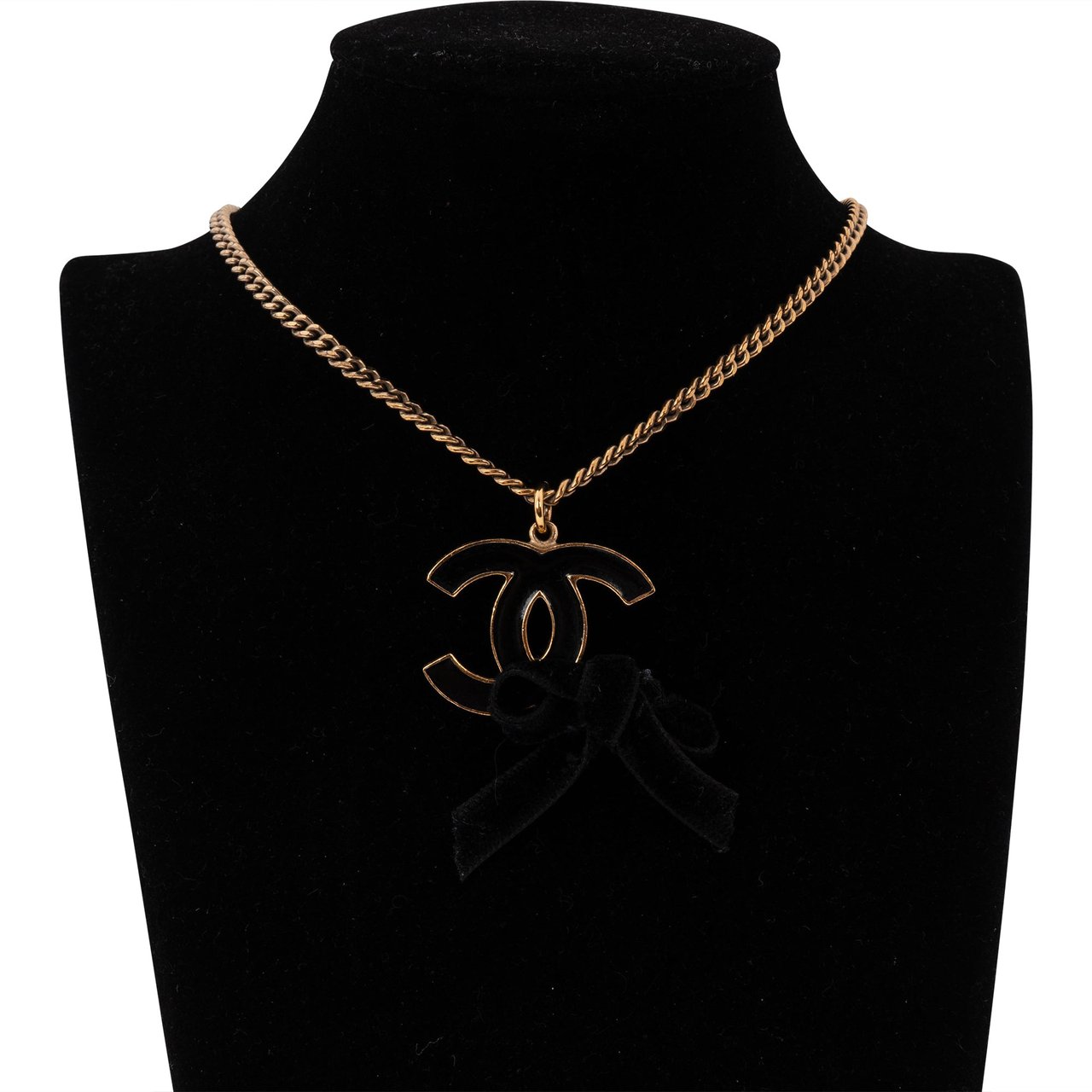 Chanel Chanel CC Satin Loop Necklace Divers