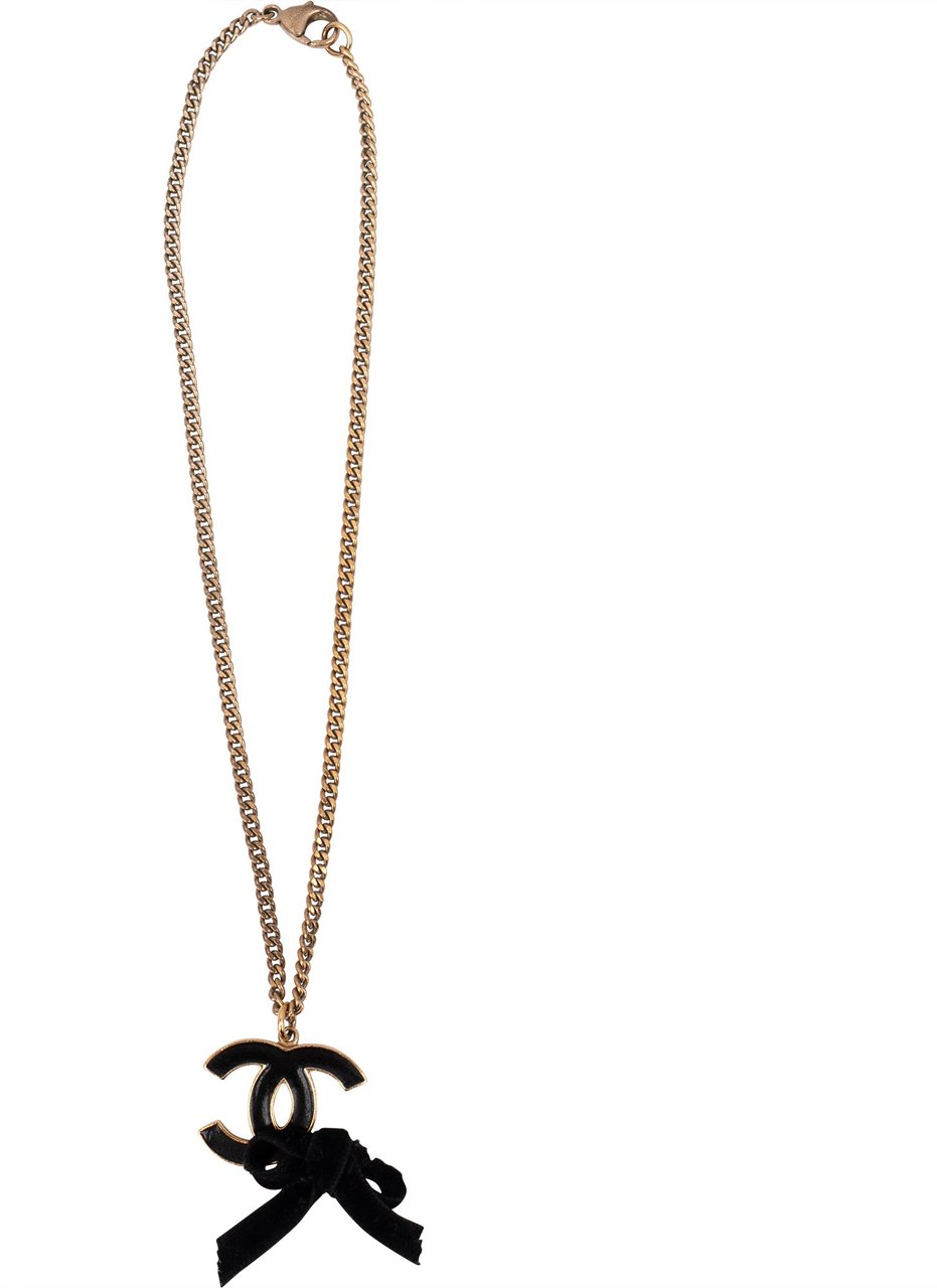 Chanel Chanel CC Satin Loop Necklace Divers