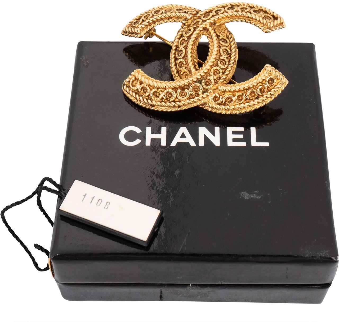 Chanel Chanel Golden CC Ornament Brooch Divers